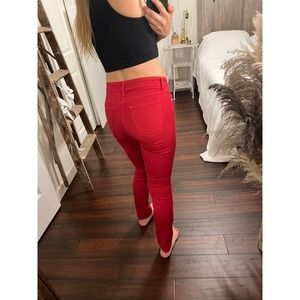 Statement red David Kahn jeans